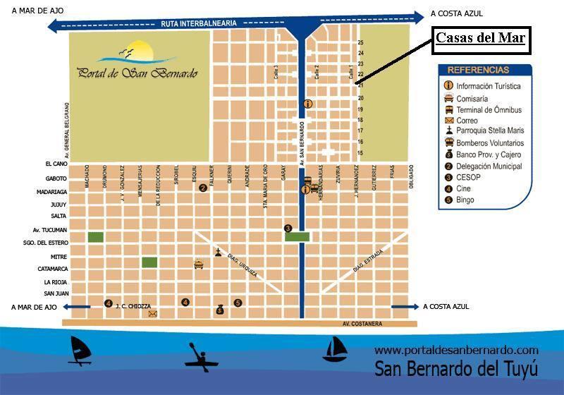 Villa Casas Del Mar San Bernardo Exterior foto